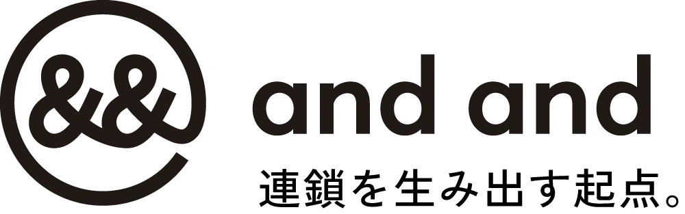 andandのロゴとキャッチコピー